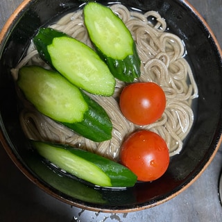 和そばの野菜のせ